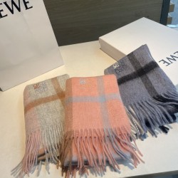 Replica di lusso Sciarpa reversibile cashmere Loewe 30 x 180 Arancia Imitazioni Cloni Sciarpa reversibile cashmere Loewe 30 x 180 Arancia firmate