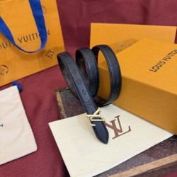 Replica di lusso Qualità da grande replica Cintura Reversibile Louis Vuitton Flowergram 20mm con fibbia Louis Vuitton oro Nero Imitazioni Cloni Qualità da grande replica Cintura Reversibile Louis Vuitton Flowergram 20mm con fibbia Louis Vuitton oro Nero firmate