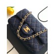 Borsa Chanel Mini Rectangular Classic Flap AS1116 denim blu scuro