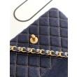 Borsa Chanel Mini Rectangular Classic Flap AS1116 denim blu scuro