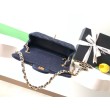 Borsa Chanel Mini Rectangular Classic Flap AS1116 denim blu scuro