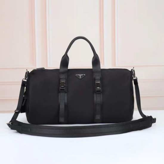 Borsa da viaggio Prada Re-Nylon Saffiano 2VC015 nera