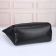 Borsa tote Prada Re-Nylon con finiture in pelle nera