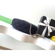 Chanel 26P Clutch con catena AP5094 denim blu scuro