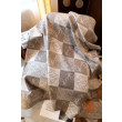 Coperta cashmere a quadri Loewe Anagram Beige 135 x 170 Coperta cashmere a quadri Loewe Anagram Beige 135 x 170