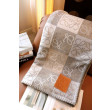 Coperta cashmere a quadri Loewe Anagram Beige 135 x 170 Coperta cashmere a quadri Loewe Anagram Beige 135 x 170