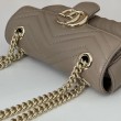 Imitazione Borse GG Marmont Matelassé Mini 446744 Marrone