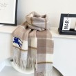 Sciarpa Cashmere Burberry Equestrian Knight Check 32 x 180 beige