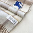 Sciarpa Cashmere Burberry Equestrian Knight Check 32 x 180 beige