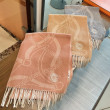 Sciarpa Hermès in stile Brides de Gala Désored 32 x 180 arancia