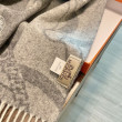 Qualità superiore replica Sciarpa Hermès in stile Brides de Gala Désored 32 x 180 Grigio