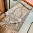Qualità superiore replica Sciarpa Hermès in stile Brides de Gala Désored 32 x 180 Grigio