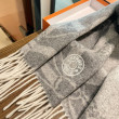 Qualità superiore replica Sciarpa Hermès in stile Brides de Gala Désored 32 x 180 Grigio