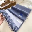 Sciarpa reversibile cashmere classico Burberry 32 x 180 blu/grigio