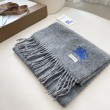 Sciarpa reversibile cashmere classico Burberry 32 x 180 Grigio