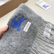 Sciarpa reversibile cashmere classico Burberry 32 x 180 Grigio
