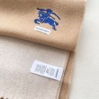 Sciarpa reversibile cashmere classico Burberry 32 x 180 Marrone/grigio