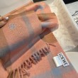 Sciarpa reversibile cashmere Loewe 30 x 180 Arancia