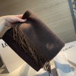 Sciarpa reversibile cashmere Loewe 30 x 180 Marrone