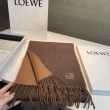 Sciarpa reversibile cashmere Loewe 30 x 180 Marrone