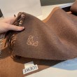 Sciarpa reversibile cashmere Loewe 30 x 180 Marrone