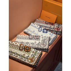 sciarpe reversibile LV velluto multicolore monogramma LV™ 140