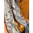 sciarpe reversibile LV velluto multicolore monogramma LV™ 140 Rosa