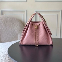 Cloni Borse a mano Chanel 25 piccola Hobo AS5293 Rosa firmate