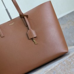 Replica di lusso Borse Tote shopping YSL Saint Laurent East/West Caramello Imitazioni Cloni Borse Tote shopping YSL Saint Laurent East/West Caramello firmate