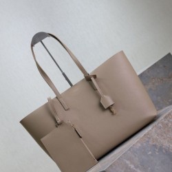 Cloni Borse Tote shopping YSL Saint Laurent East/West albicocca firmate
