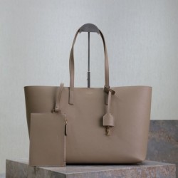 Cloni Borse Tote shopping YSL Saint Laurent East/West albicocca firmate