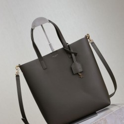 Cloni Borse Replica shopping Tote YSL Saint Laurent Toy North/South verticale Verde scuro firmate