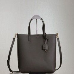 Cloni Borse Replica shopping Tote YSL Saint Laurent Toy North/South verticale Verde scuro firmate