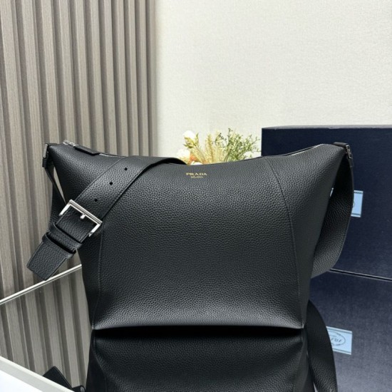 Borse Replica fedele Prada messenger 2VH178 Nero