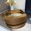 Borsa a tracolla Prada Re-Nylon Demi-Lune 1BH222 marrone