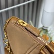 Borsa a tracolla Prada Re-Nylon Demi-Lune 1BH222 marrone