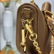 Borsa a tracolla Prada Re-Nylon Demi-Lune 1BH222 marrone