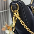 Replica Perfetta a tracolla Prada Re-Nylon Demi-Lune 1BH222 nera