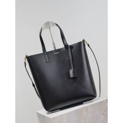 Replica Perfetta shopping Tote YSL Saint Laurent Toy North/South verticale Nero
