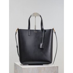 Replica Perfetta shopping Tote YSL Saint Laurent Toy North/South verticale Nero