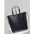Replica Perfetta shopping Tote YSL Saint Laurent Toy North/South verticale Nero