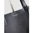 Replica Perfetta shopping Tote YSL Saint Laurent Toy North/South verticale Nero