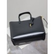 Replica Perfetta shopping Tote YSL Saint Laurent Toy North/South verticale Nero
