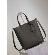 Borse Replica shopping Tote YSL Saint Laurent Toy North/South verticale Verde scuro