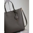 Borse Replica shopping Tote YSL Saint Laurent Toy North/South verticale Verde scuro