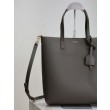 Borse Replica shopping Tote YSL Saint Laurent Toy North/South verticale Verde scuro