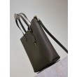 Borse Replica shopping Tote YSL Saint Laurent Toy North/South verticale Verde scuro