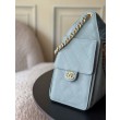 Borse a mano Chanel 25 piccola Hobo AS5293 azzurro