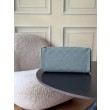 Borse a mano Chanel 25 piccola Hobo AS5293 azzurro