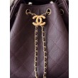 Borse a mano Chanel 25 piccola Hobo AS5293 Borgogna